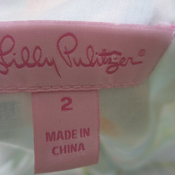 Lilly Pulitzer 2 Courtney Shift Dress Sea Salt Sun - Picture 2 of 8